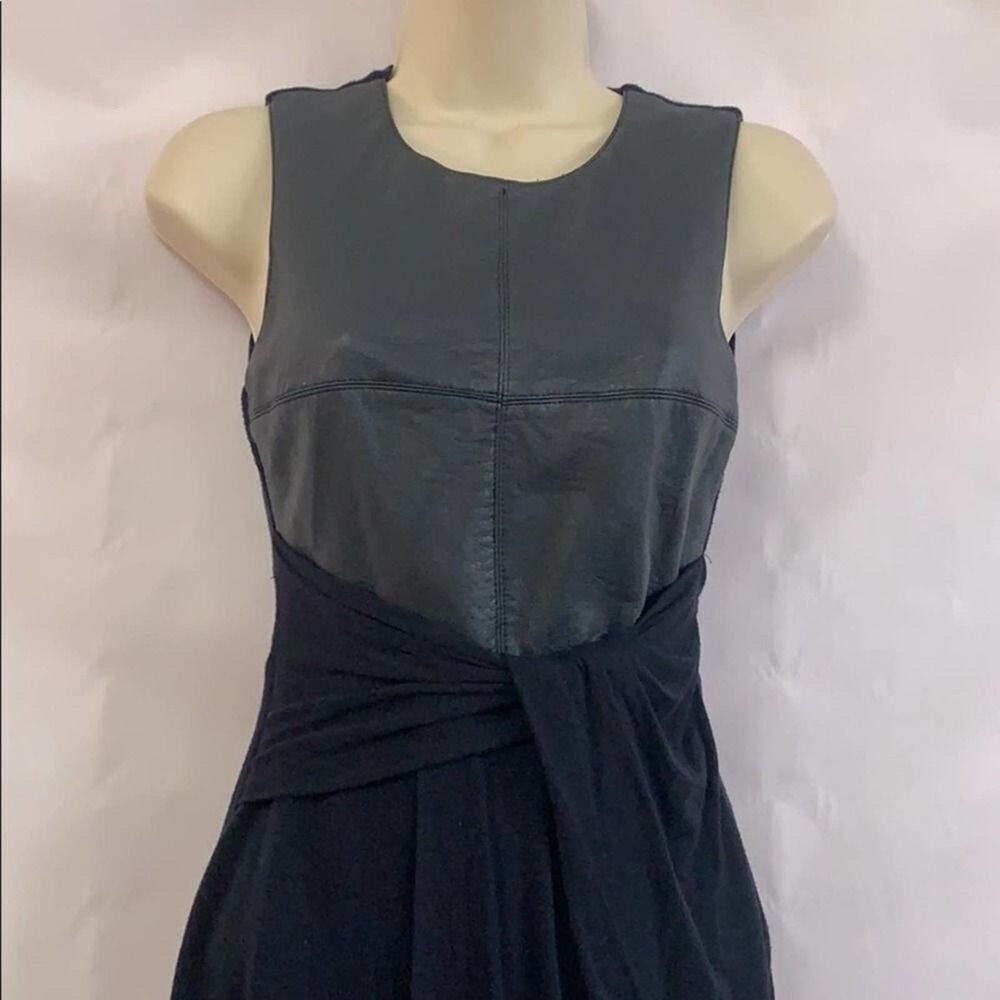 BAILEY 44 DRESSES FAUX LEATHER & SPANDEX SIZE XS - Picture 3 of 7